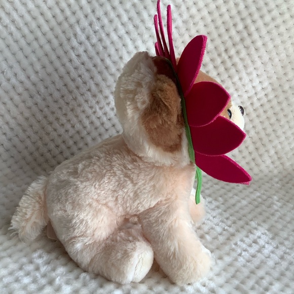 GUND Plush Boo Worlds Cutest Dog Flower Petal Costume Stuffed Pomeranian Puppy - Picture 3 of 14